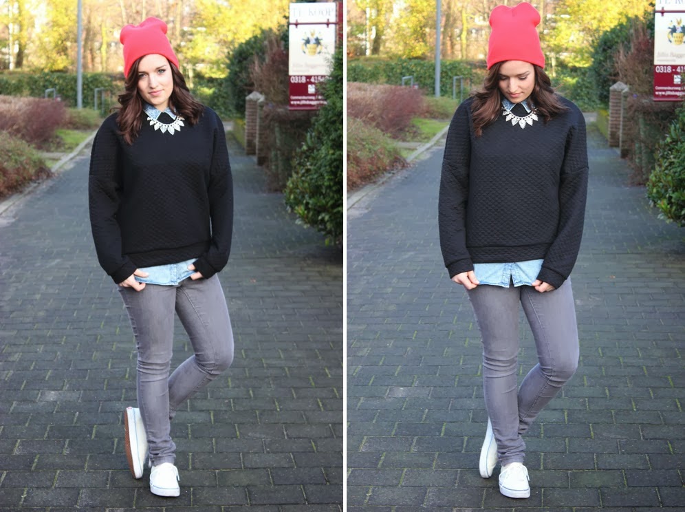 Outfit | Feeling like a hipster The Budget Life | Blog How to style | De oversized sweater The Budget Life | Blog