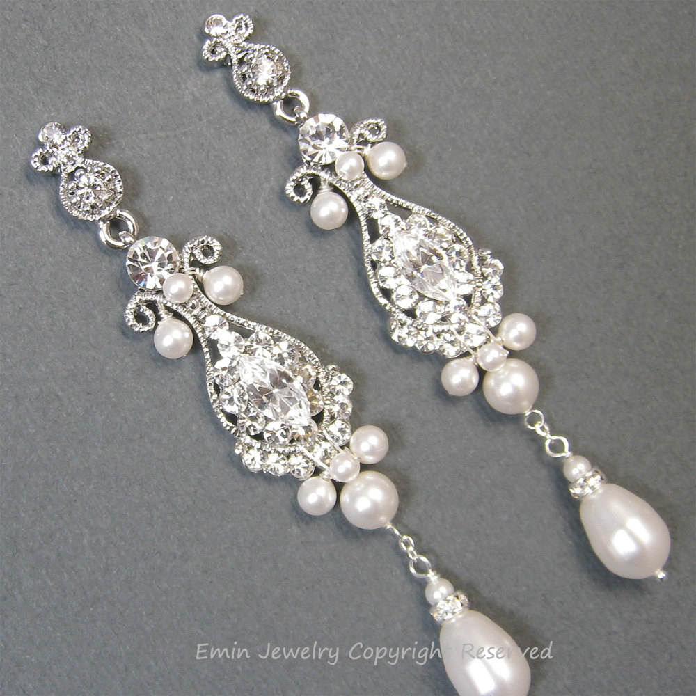 SHE FASHION CLUB Bridal Earrings etsy