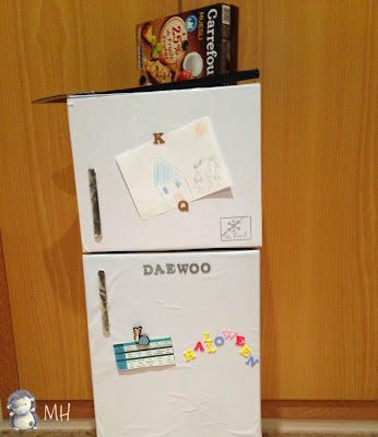 Disfraz de cabeza en congelador