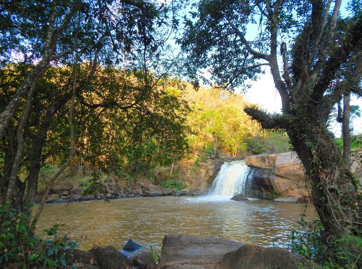 Cachoeira das Andorinhas em Monte Alegre do Sul.