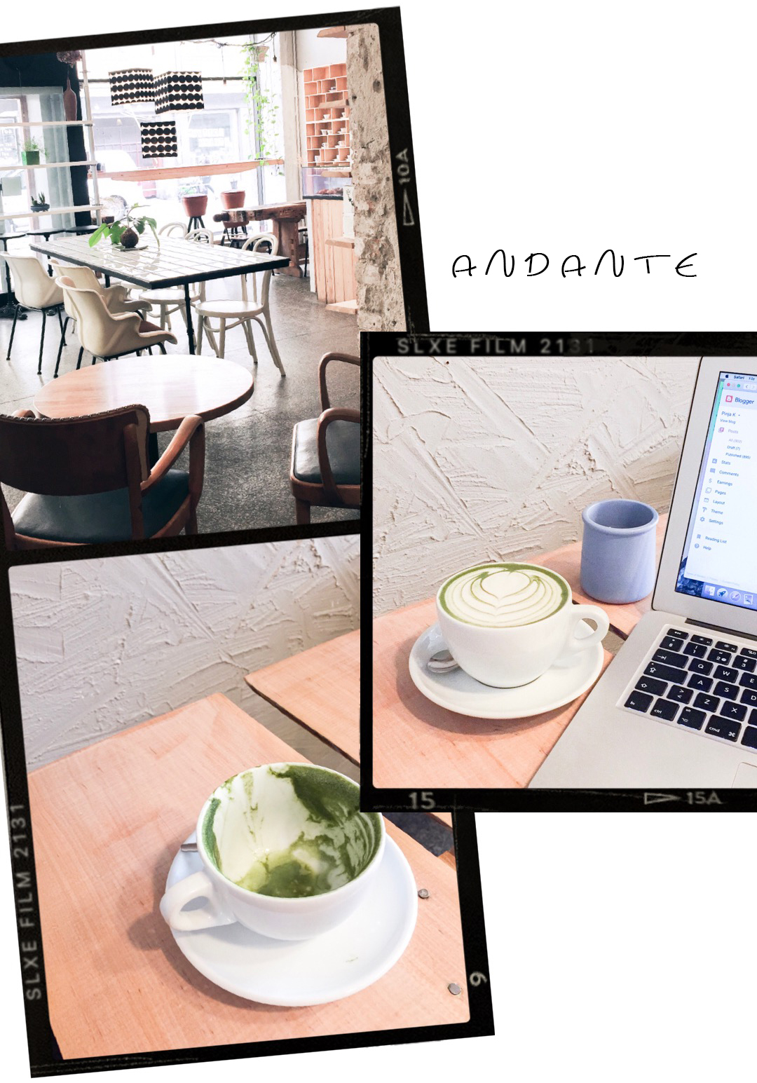 Coffee shop tips Helsinki / Kahvilavinkit Helsinki: ANDANTE + oat matcha latte
