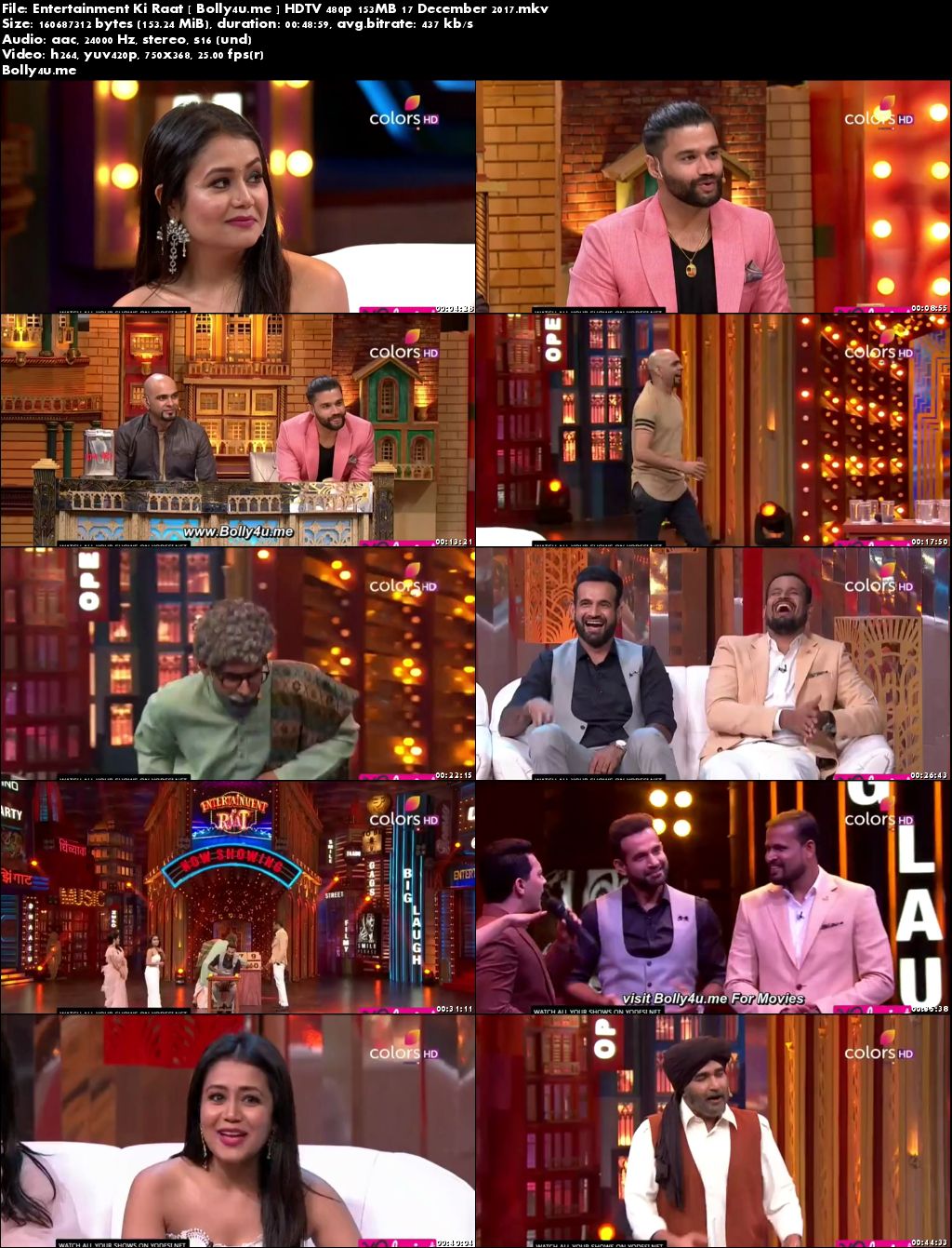 Entertainment Ki Raat HDTV 480p 150MB 17 Dec 2017 Download