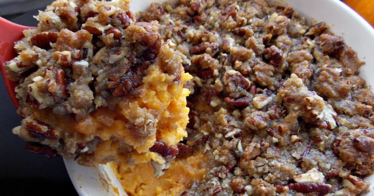 Mystery Lovers' Kitchen: Sweet Potato Casserole with Pecan Topping ...