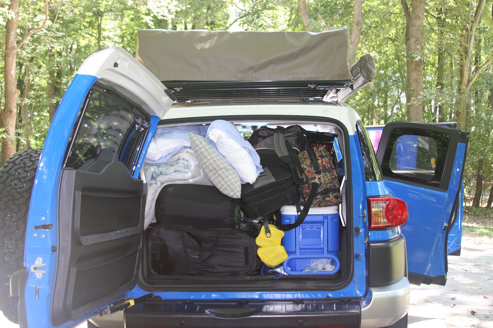 My FJ Cruiser Roof Top Tent