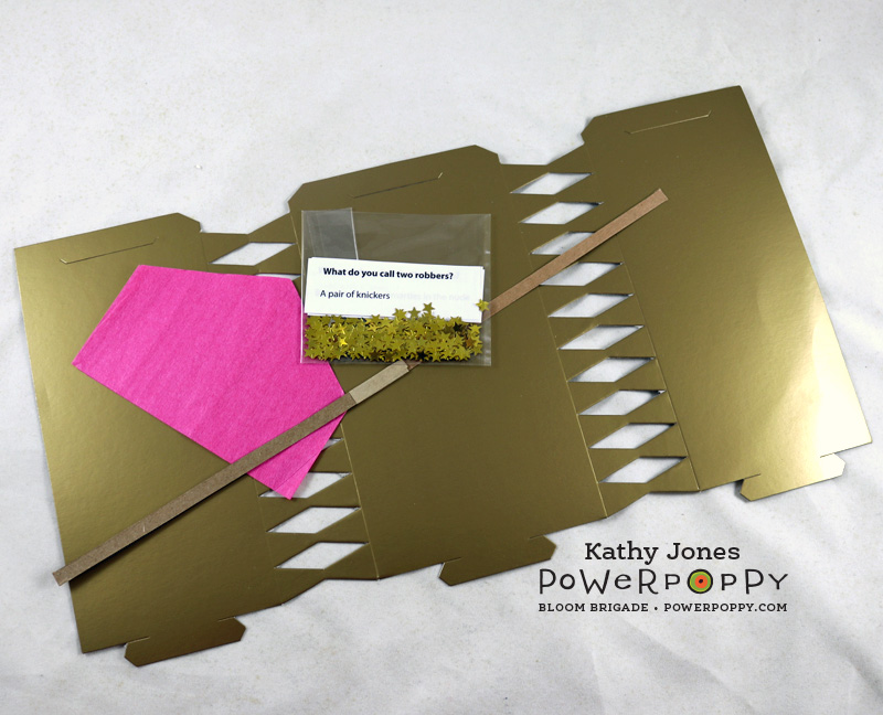 Power Poppy The Blog Day 9 Christmas Cracker & Place Card