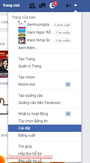 Hướng dẫn chặn lời mời chơi game trên facebook Huong dan chan loi moi choi game tren facebook