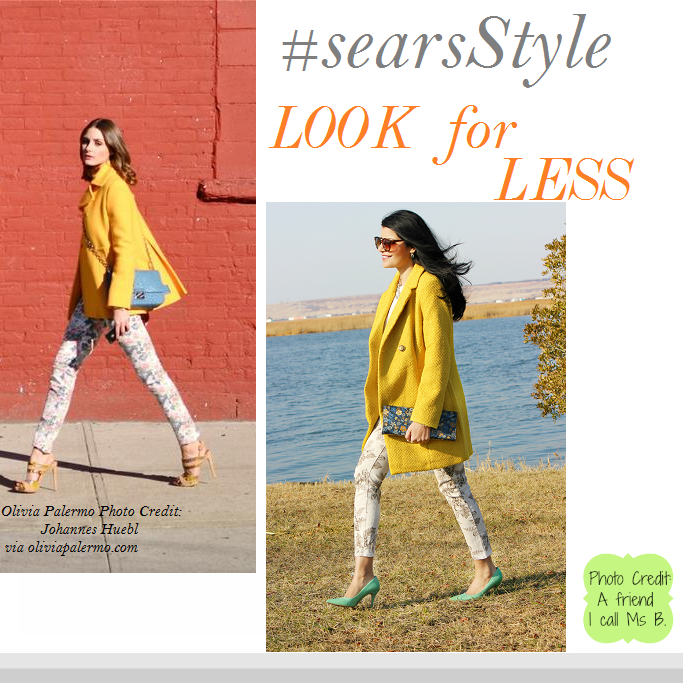 Olivia Palermo Yellow Coat, Olivia Palermo Look For Less, #ThisisStyle #Cbias  #shop 