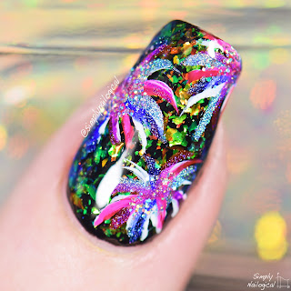 Simply Nailogical: Fireworks New Years nails