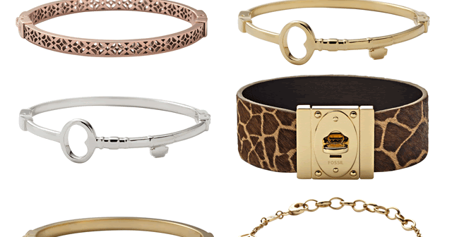 Invite some Fossil bangles to the arm party this autumn winter