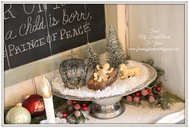 French Farmhouse-French Country- Christmas- Dining Room-From My Front Porch To Yours