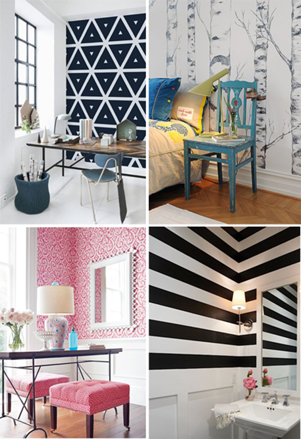 estilo high tech papel pintado homepersonalshopper decoración