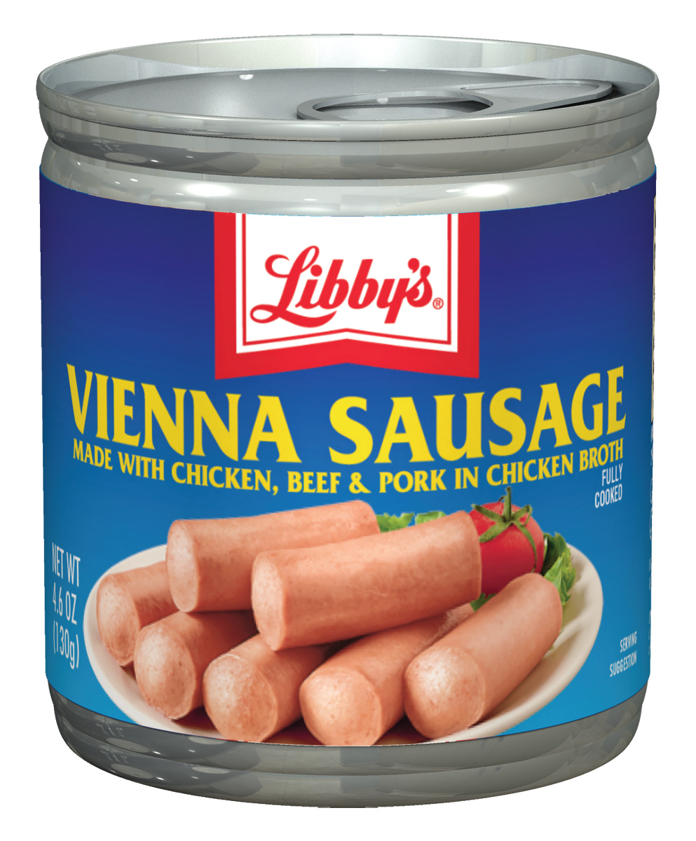 The Howdygram 2 Vienna Sausages with a squirt of Grey Poupon mustard