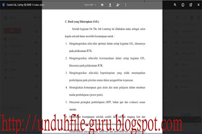 Unduh Contoh On The Job Learning ( OJL ) terbaru Unduh Contoh On The Job Learning ( OJL ) terbaru