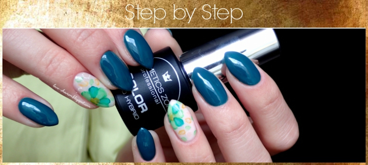 Cosmetics Zone | lakier hybrydowy | 047 Aventurine Blue | farbki akwarelowe | kwiaty na paznokciach | floral watercolor nails | watercolor nails | negative space nails | step by step nails | Cosmetics Zone | lakier hybrydowy | 047 Aventurine Blue | farbki akwarelowe |manicure hybrydowy | inspiracje paznokciowe | kwiaty na paznokciach | blur effect | floral watercolor nails | watercolor nails | watercolor flower nail art | negative space nails | step by step nails | tutorial | zdobienie krok po kroku |