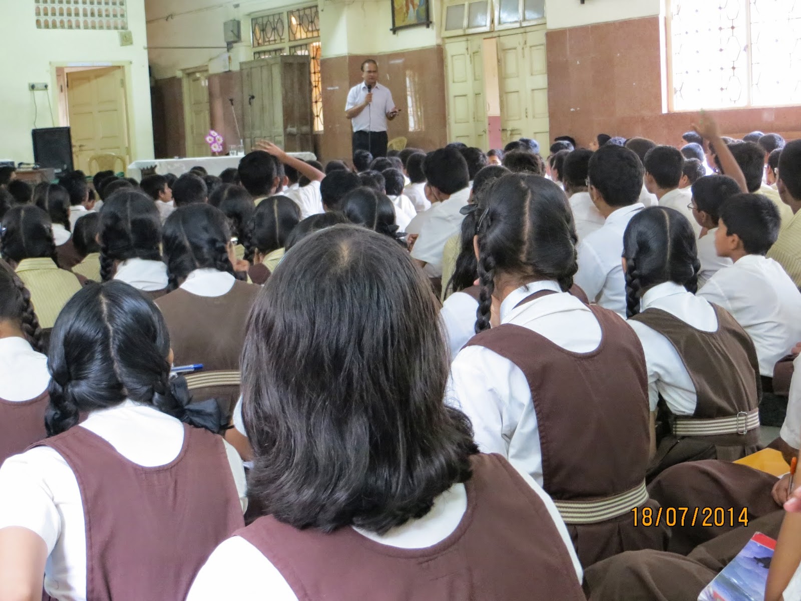 AVEC Mumbai LOURDES HIGH SCHOOL KALYAN STUDENTS' ORIENTATION