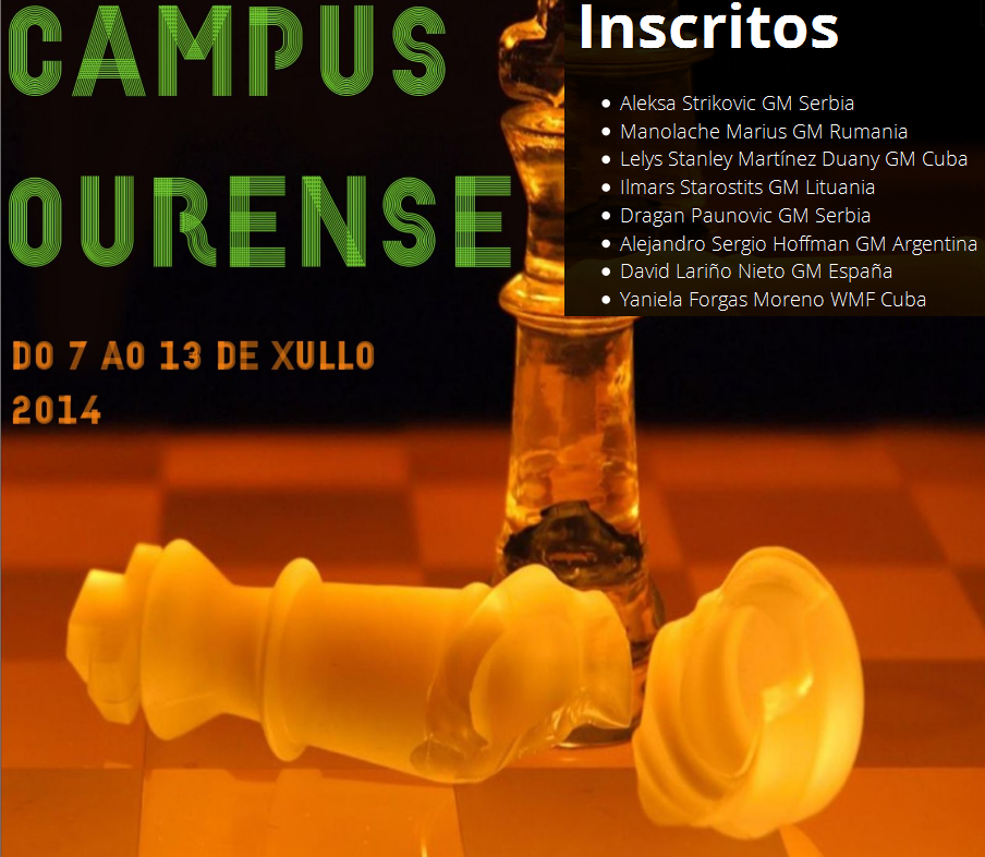 JUGADORES INSCRITOS I CAMPUS OURENSE