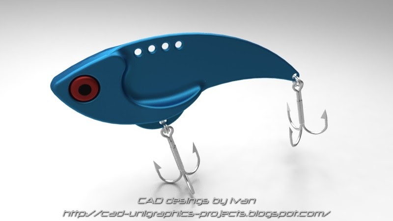 Blade bite Binsky, fishing lure 3D model (free CAD download file) - CAD  designs by Ivan