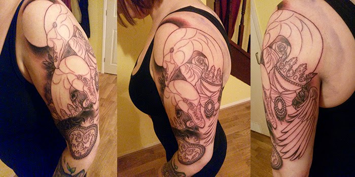 Swan tattoo Georgina Lilane