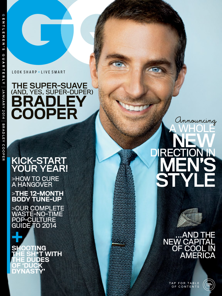 kenneth in the (212): Bradley Cooper Does GQ