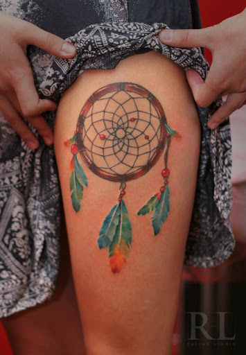 Tres-frisado dreamcatcher design