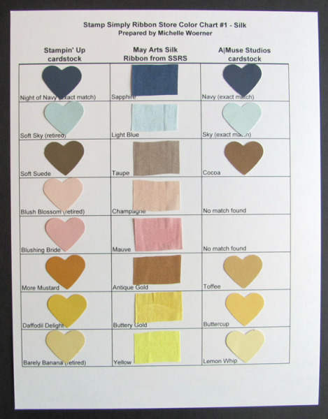 Versafine Color Chart