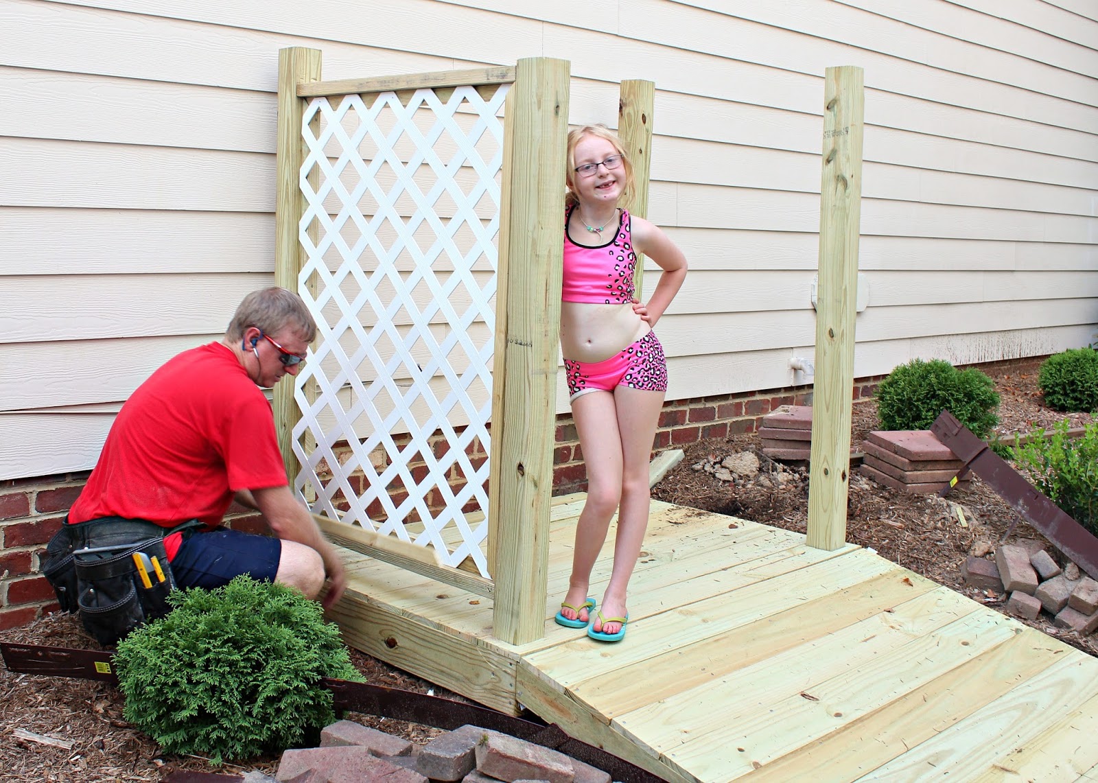 carolina on my mind Trash Can Enclosure Part 3 (Reveal!)