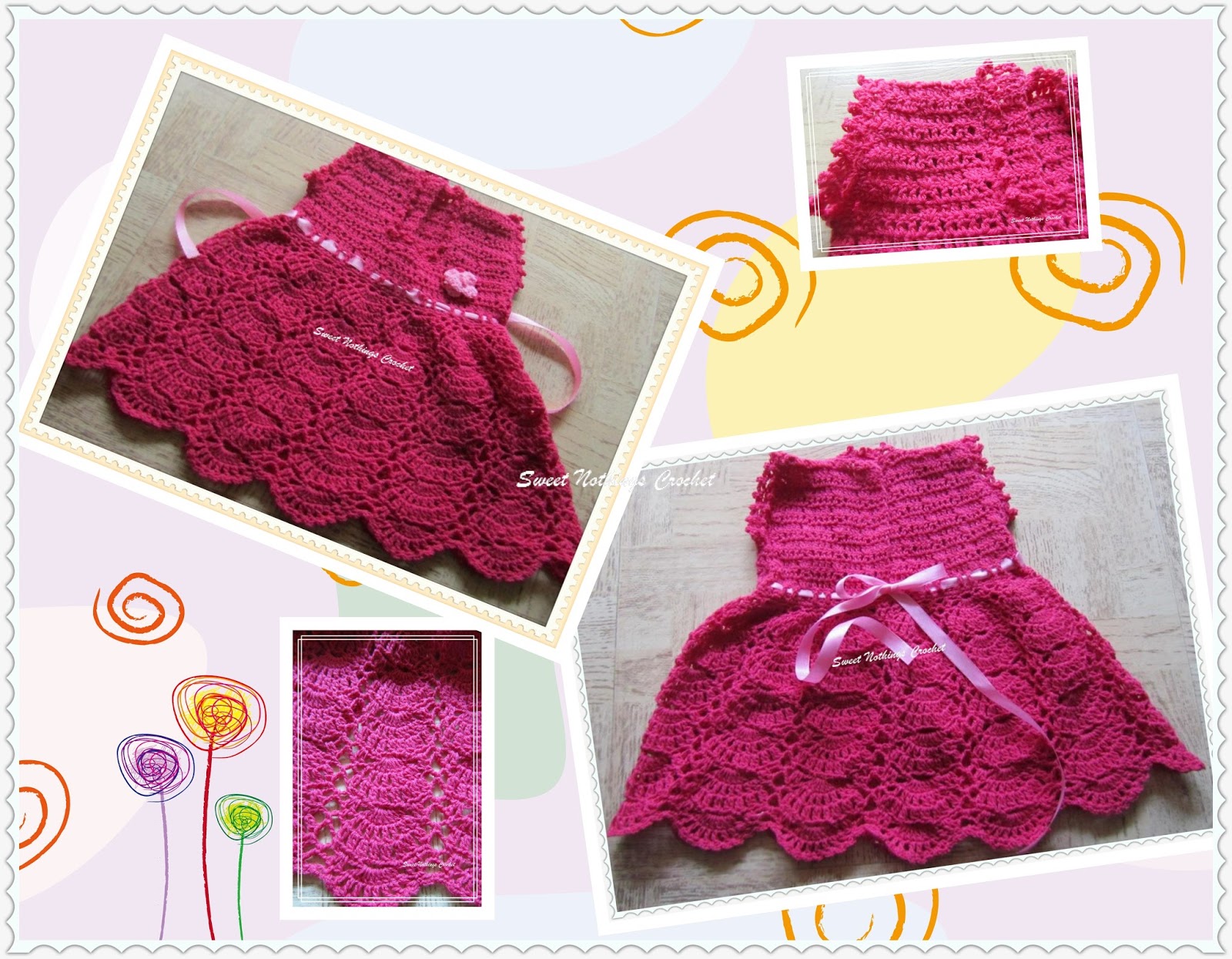 Crochet Baby Dress Pattern Custom Decorating Crochet Baby Dress Pattern Custom Decorating