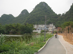 path at Panlong Lake Scenic Area in Yunfu
