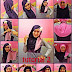 Cara Memakai Hijab Pashmina 2 Warna Untuk Kebaya