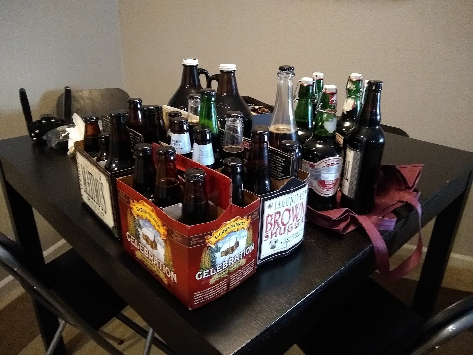 Giving up on the Kegs for now Bottling the Rye Stout from the Keg