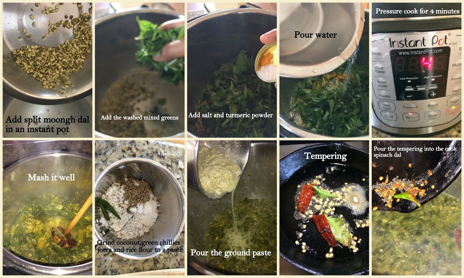 Sailaja Kitchen...A site for all food lovers! Keerai Kootu / Keerai