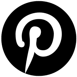 logo pinterest hitam putih