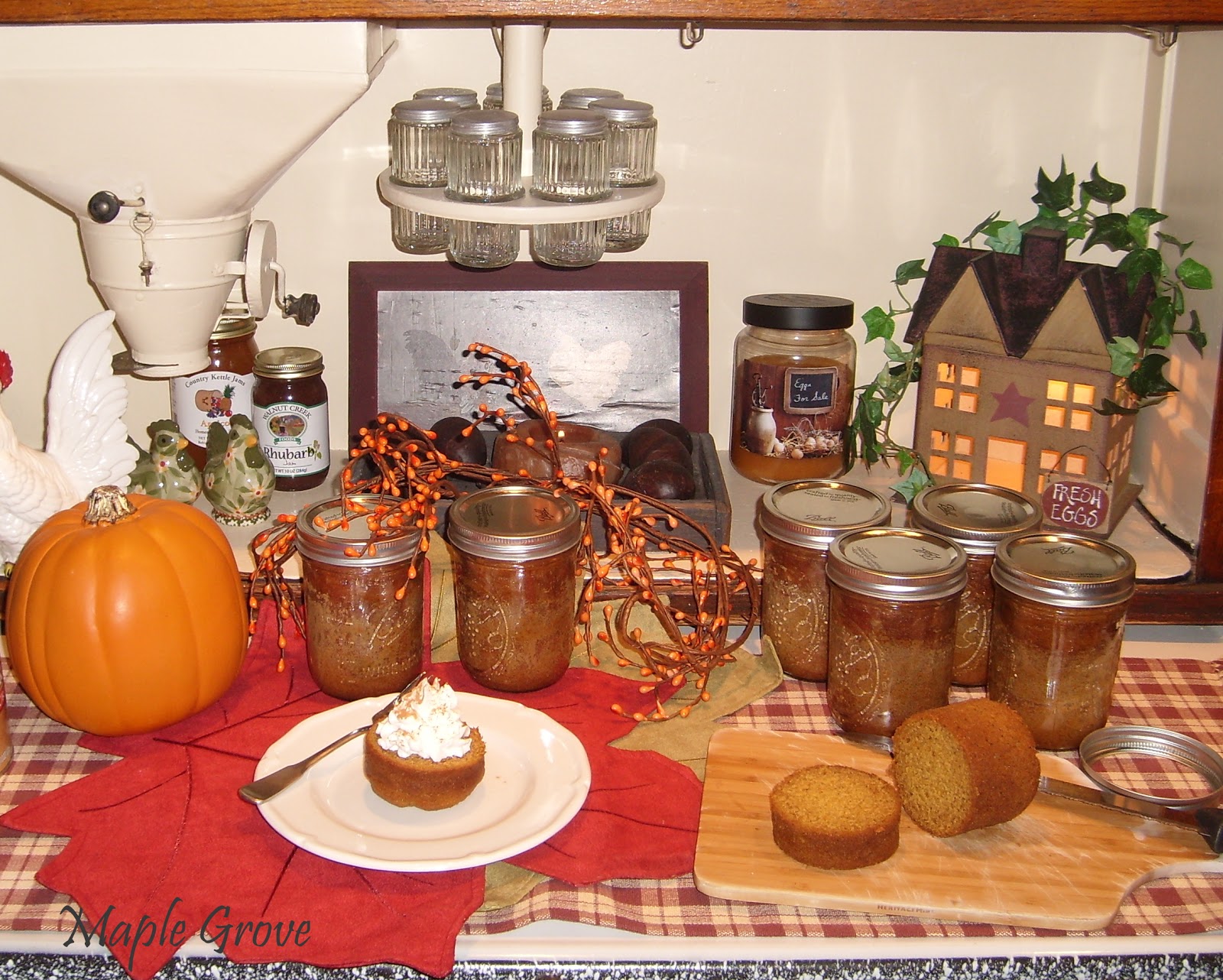 Maple Grove Pumpkin Cake in a Jar