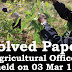 Kerala PSC - Agricultural Officer Solved Paper Held on 03 Mar 2016