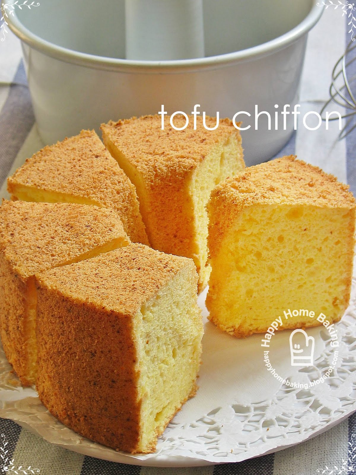 Happy Home Baking 和风豆腐戚风蛋糕