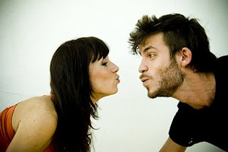 Funny Kissing Couple