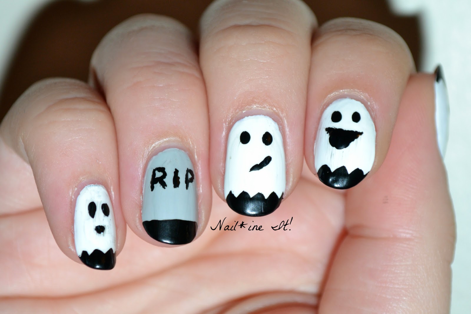 Nail*ine It!: Ghosts, & Tombstones, & Tutorials, Oh My!