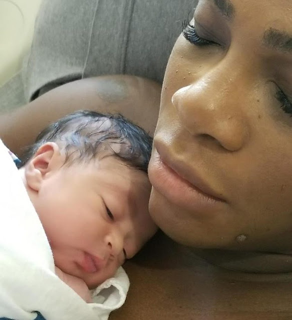 serena willians and her daughter serena williams daughter Alexis Olympia