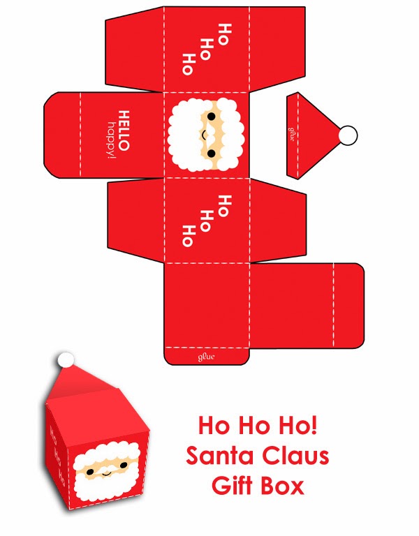 Christmas Free Printable Cube Boxes. Oh My Fiesta! in english