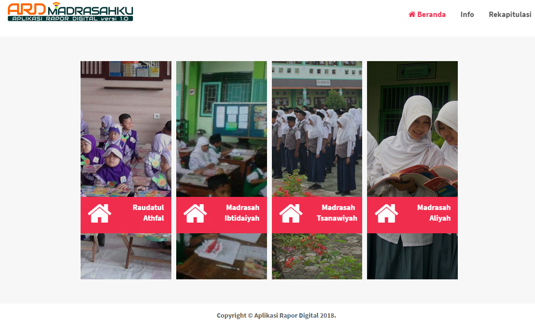 Aplikasi Rapor Digital Ard Madrasahku Ma Ma Arif Nurul Huda Patimuan