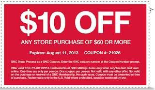 Discounts & Deals 4 Military: $10 off at any GNC Military ...