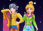 Elsa and Anna Winter Vacation