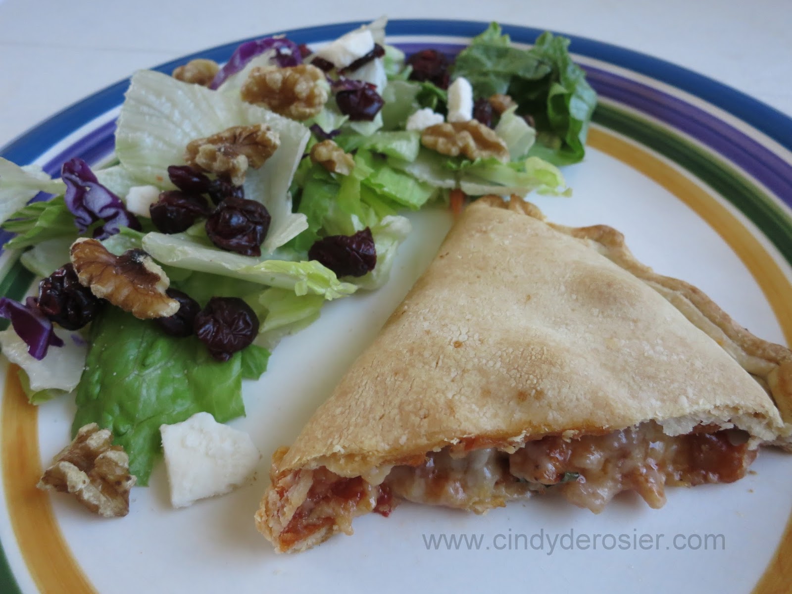 Cindy deRosier My Creative Life Pie Crust Calzone