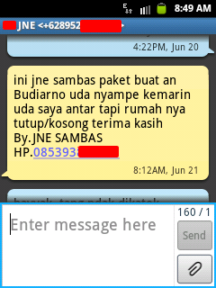 Alasan JNE Sambas Tidak Mengantar Paket Alasan JNE Sambas Tidak Mengantar Paket