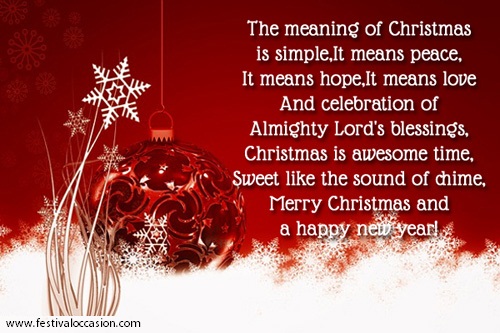 the meaning of christmas the meaning of christmas