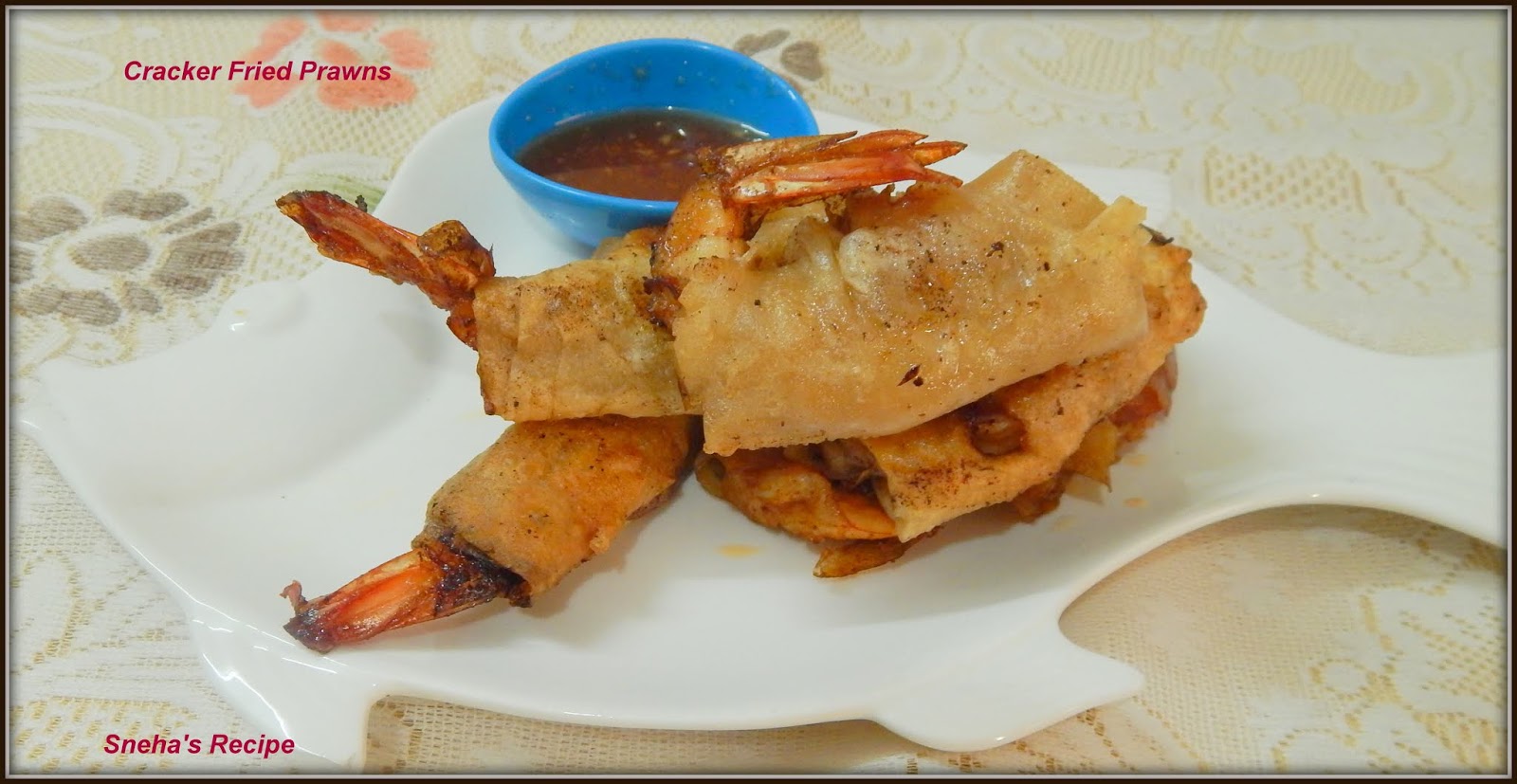 Cracker Fried PrawnsFishFriday Sneha's Recipe