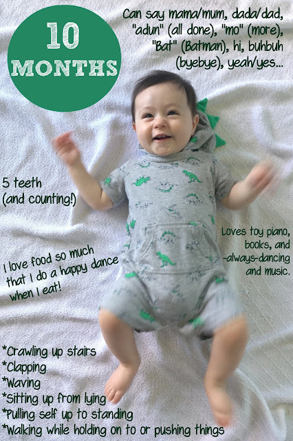 The Cooking Actress: James-10 Months!