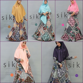 Koleksi Gamis syar'i branded Sik Clothing Terbaru 2017 Dior 01-05