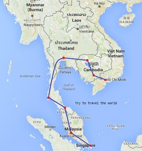 paket tour keliling asia tenggara