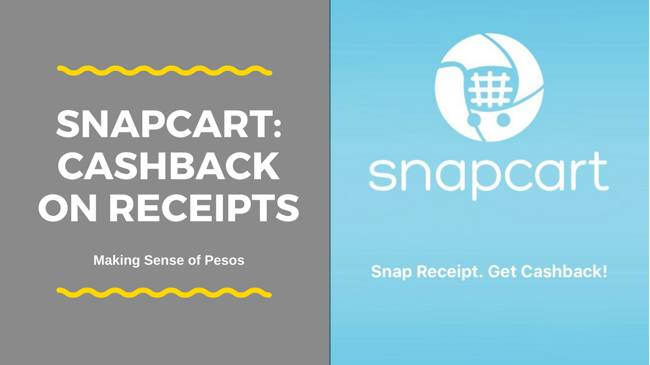 snapcart cashback on receipts making sense of pesos